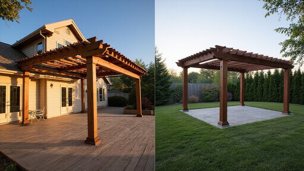 choosing pergola based on situation