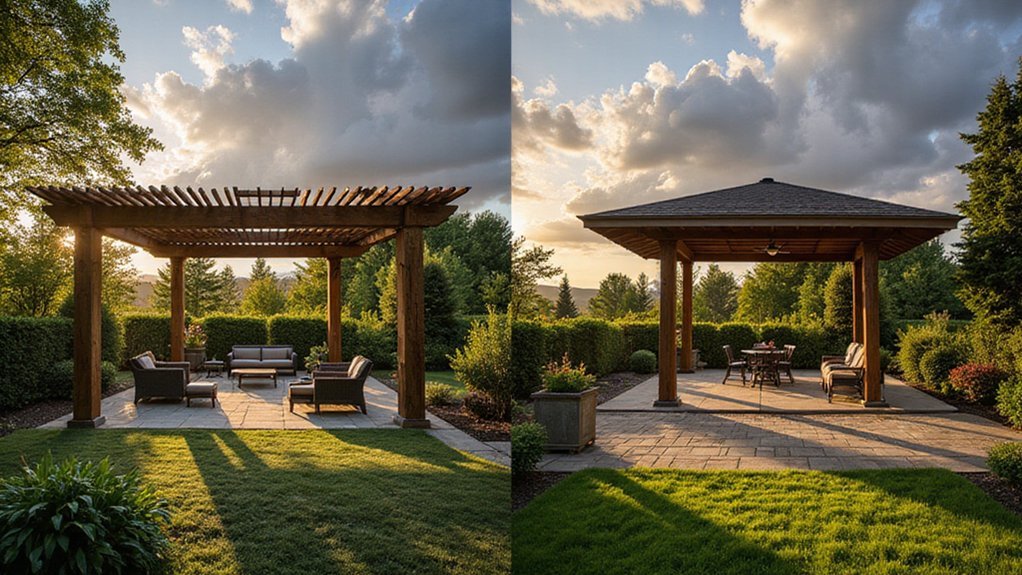 pavilion offers superior weather protection