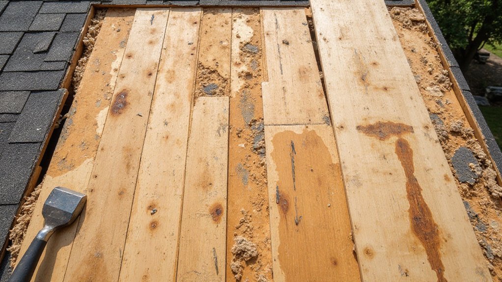 roof replacement and decking inspection