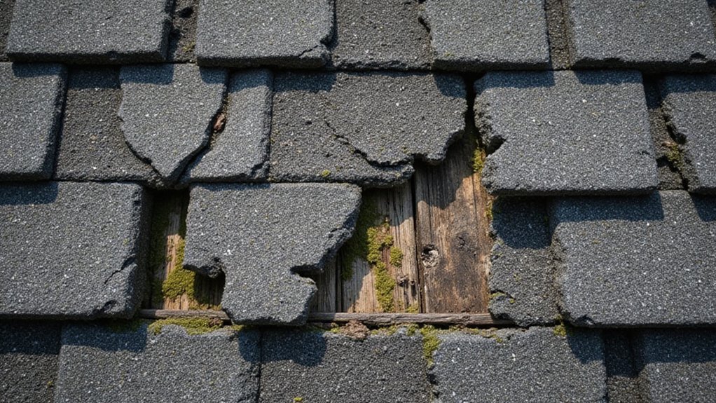 roof shingle deterioration requires attention