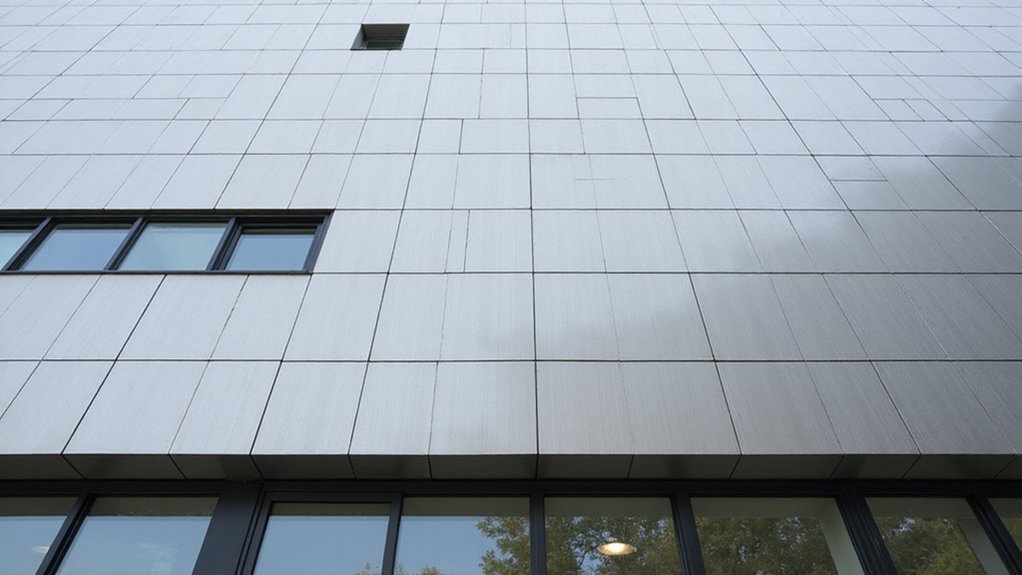 sleek minimalist metal facade designs